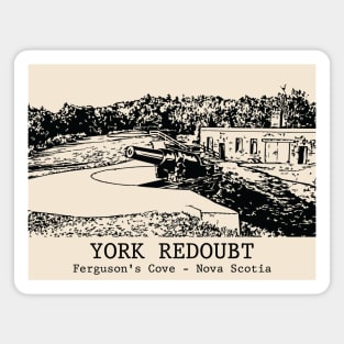 York Redoubt - Ferguson's Cove NS Magnet